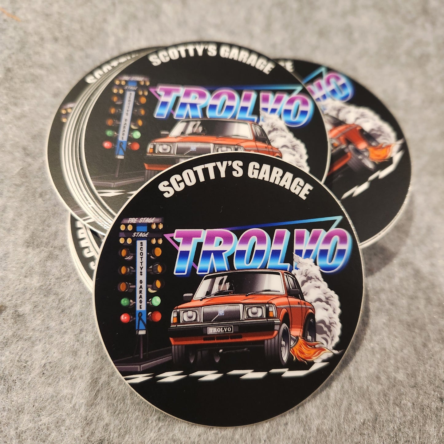 The Big Scotty's Garage Sticker Pack