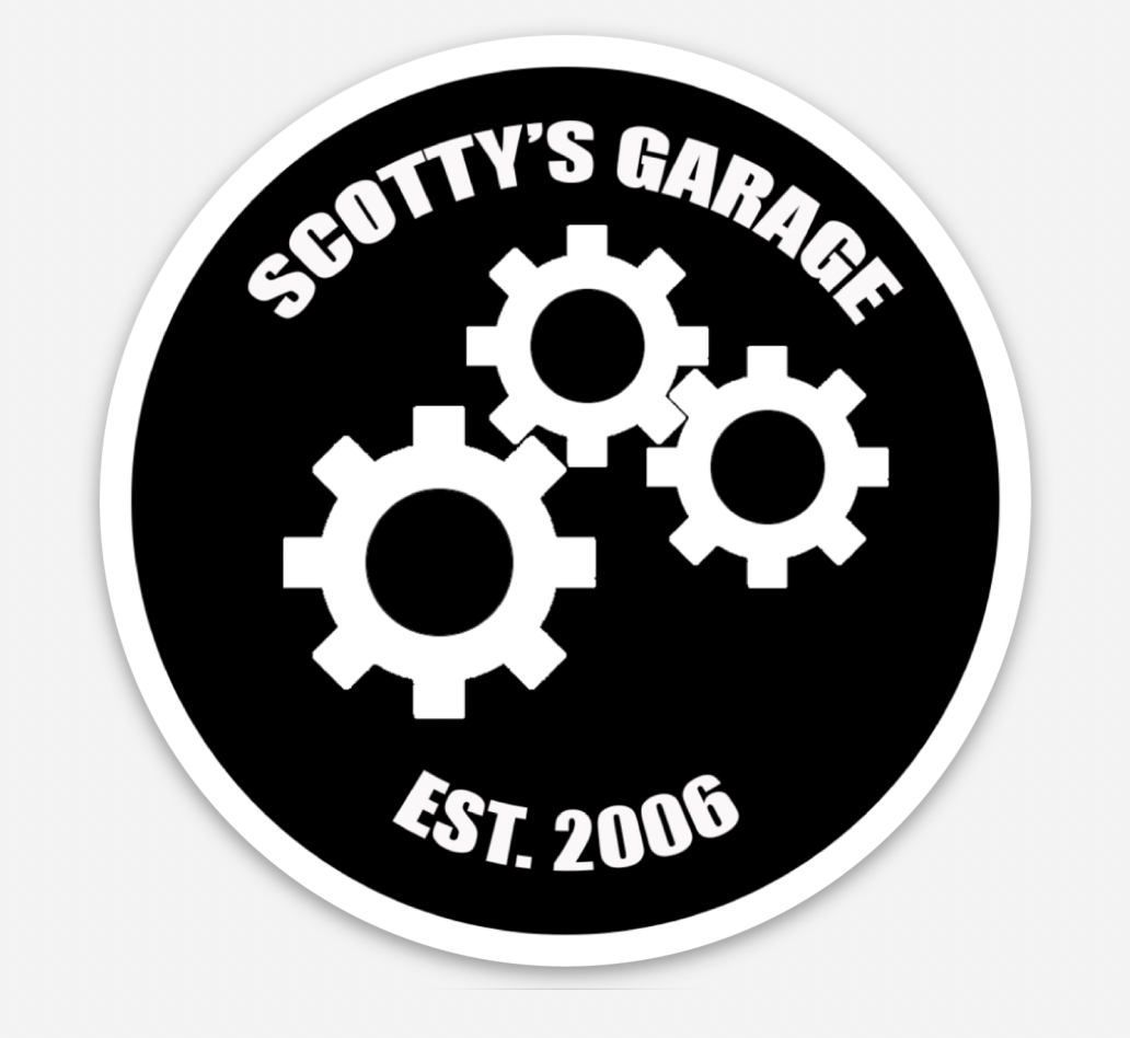 Scotty's Garage Sticker
