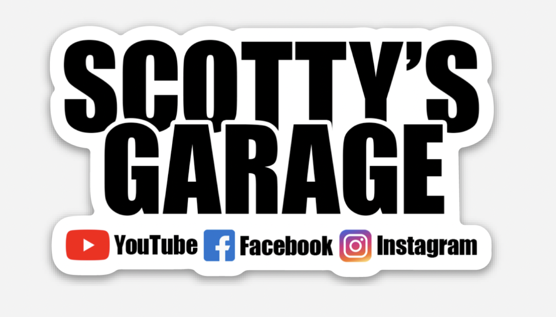 Scotty's Garage Project Car Sticker Pack