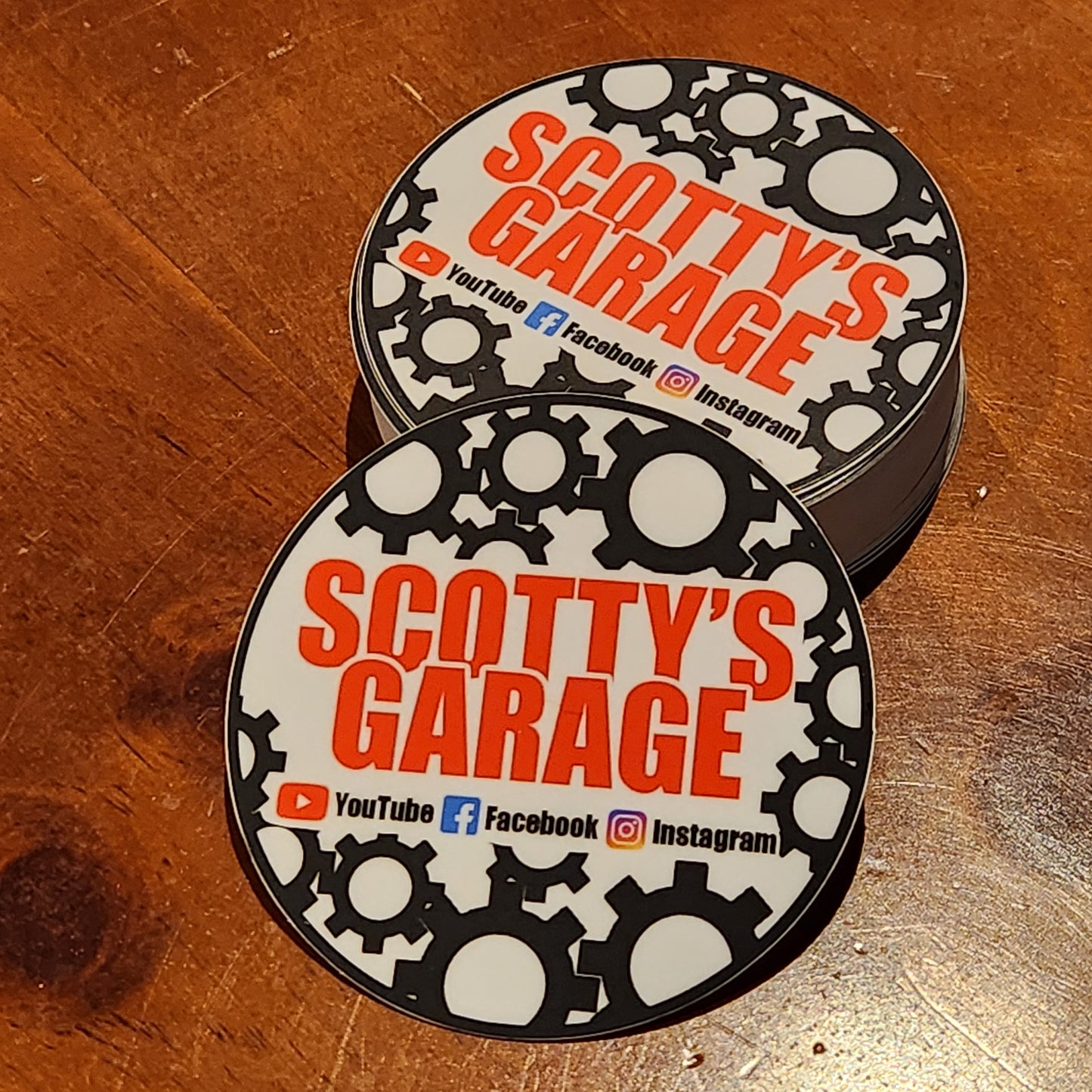 The Big Scotty's Garage Sticker Pack