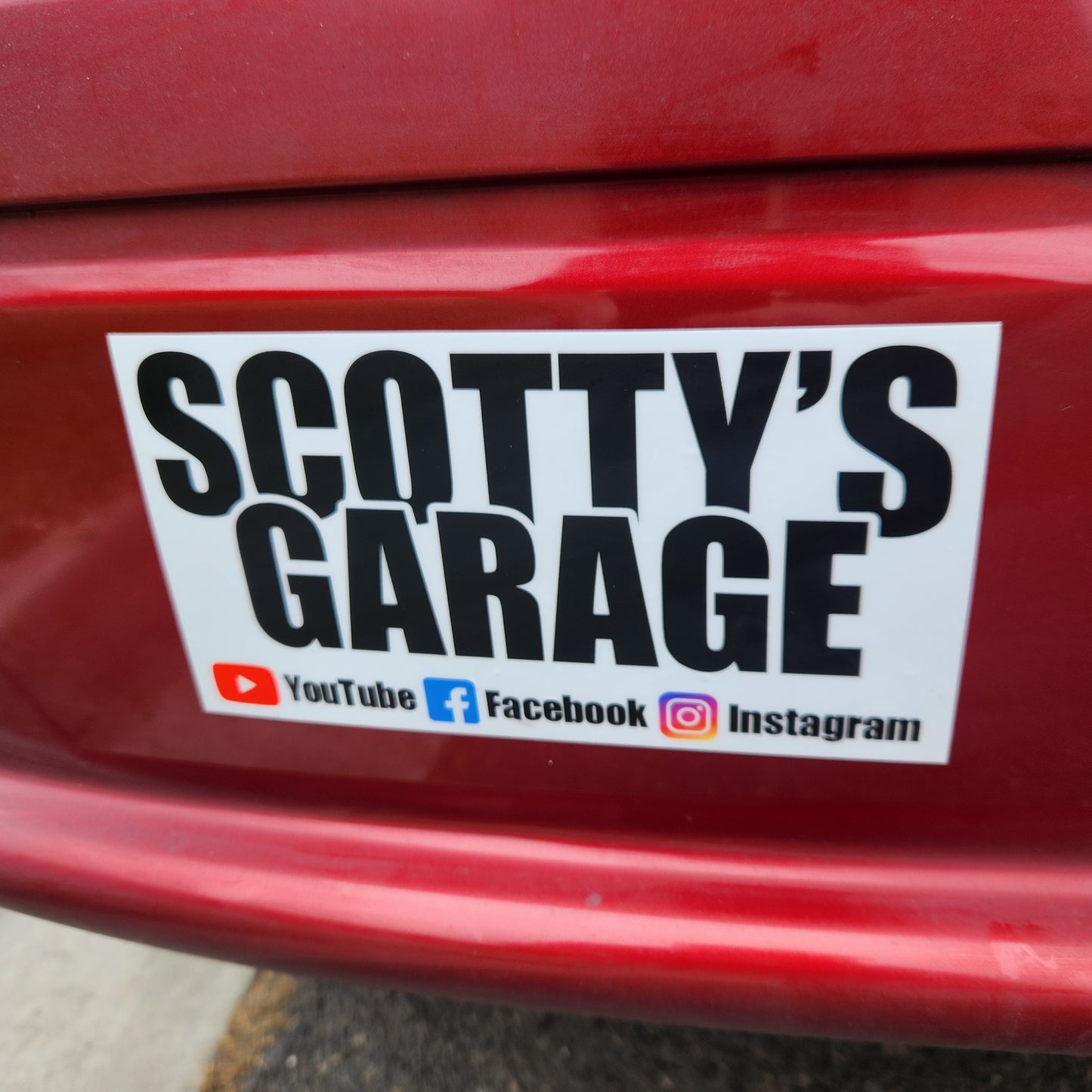 Scotty's Garage Bumper Sticker