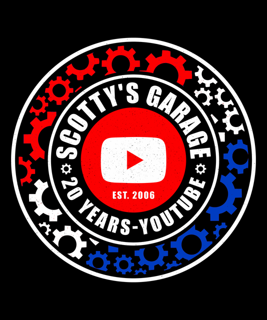 Scotty's Garage 20th Anniversary T-shirt  - PRE-ORDER NOW